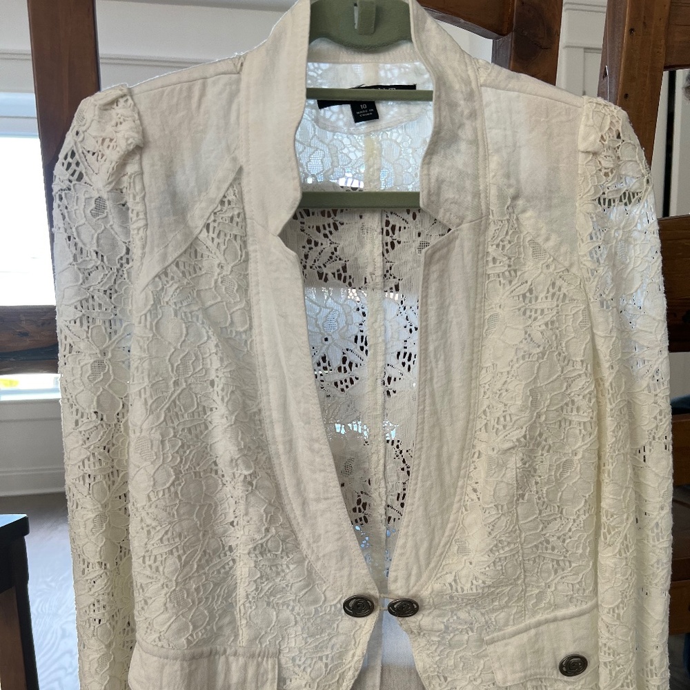 White blazer